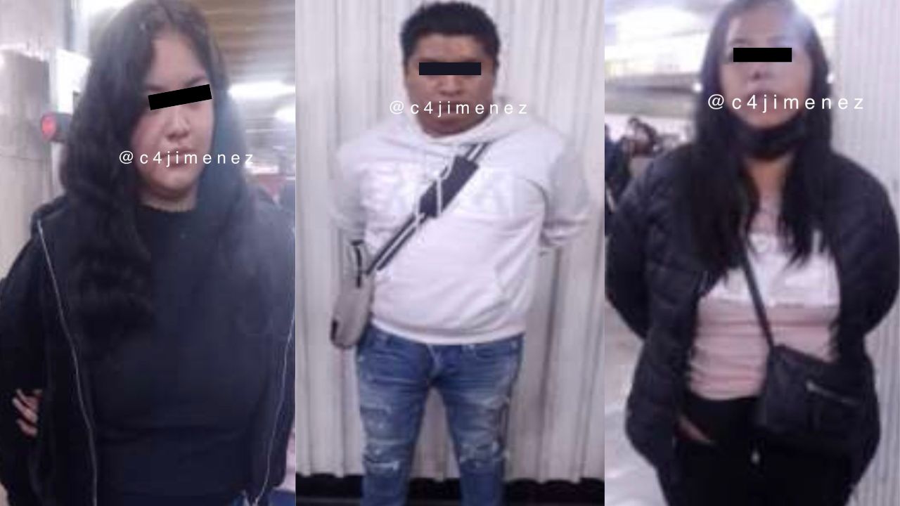 detienen-a-banda-de-ladrones-de-celulares-en-el-metro-hidalgo-de-la-linea-2
