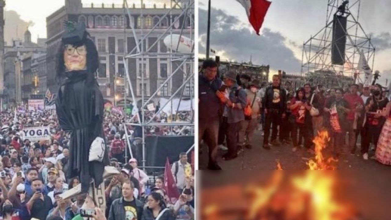 usuarios-de-redes-sociales-hacen-llamado-al-no-al-odio-tras-quema-de-figura-de-ministra-norma-pina-en-mitin-de-amlo