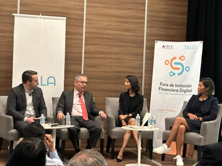 David_Lask_GM_Tala_Mxico_Wilfrido_Perea_director_general_de_Educacin_Financiera_CONDUSEF_Siroya_Shivani_CEO_Tala_Christine_Chang_Global_VP_Tribal_Financial