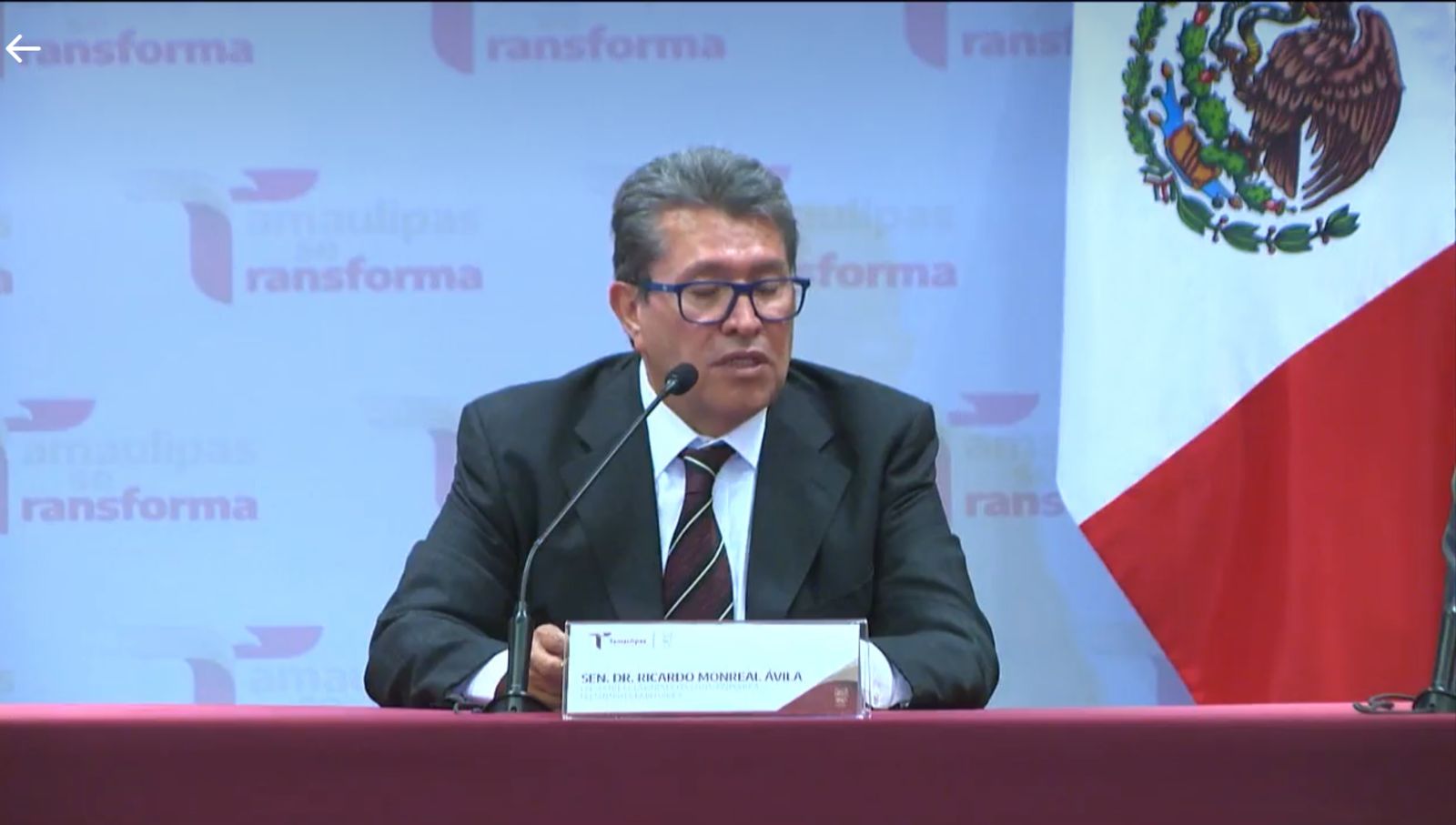Monreal considera desafortunado que TEPJF permita dimisión de Mario Delgado al frente de Morena