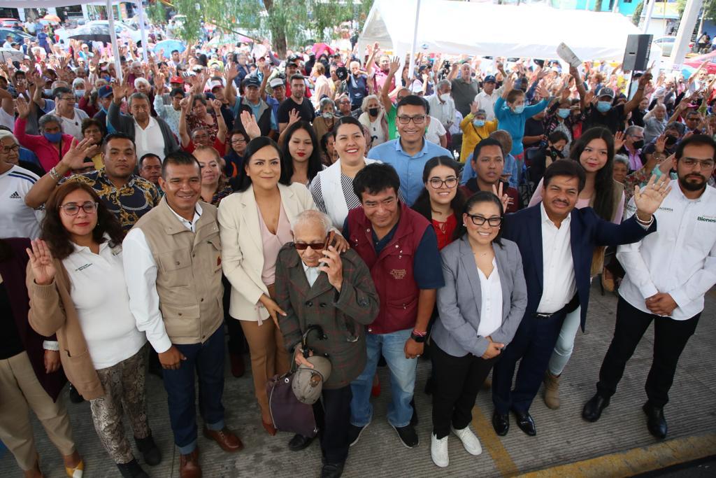 En Gustavo A. Madero y Azcapotzalco, Ariadna Montiel instala Comités de Programas de Bienestar en sucursal del Banco del Bienestar