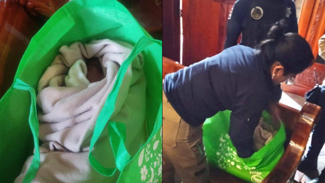 Abandonan-a-bebe-recien-nacida-en-una-iglesia-en-Tlaxcala