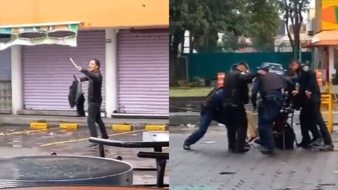 Video-Hombre-intenta-apunalar-a-policias-en-Tlalpan-CDMX
