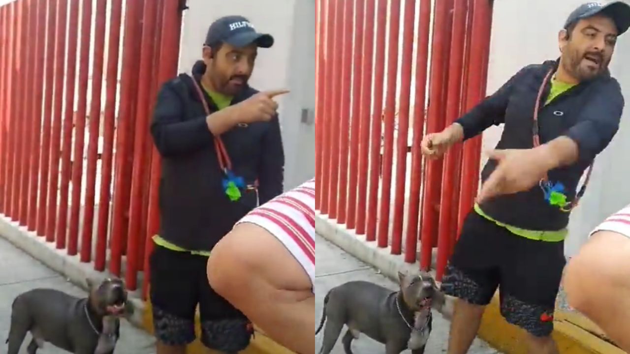 Video-Hombre-golpea-a-mujer-que-le-pidio-ponerle-correa-a-su-perro