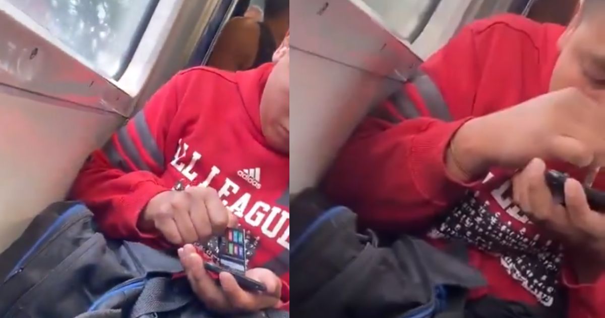 Video-Hombre-se-droga-con-cocaina-en-el-Metro