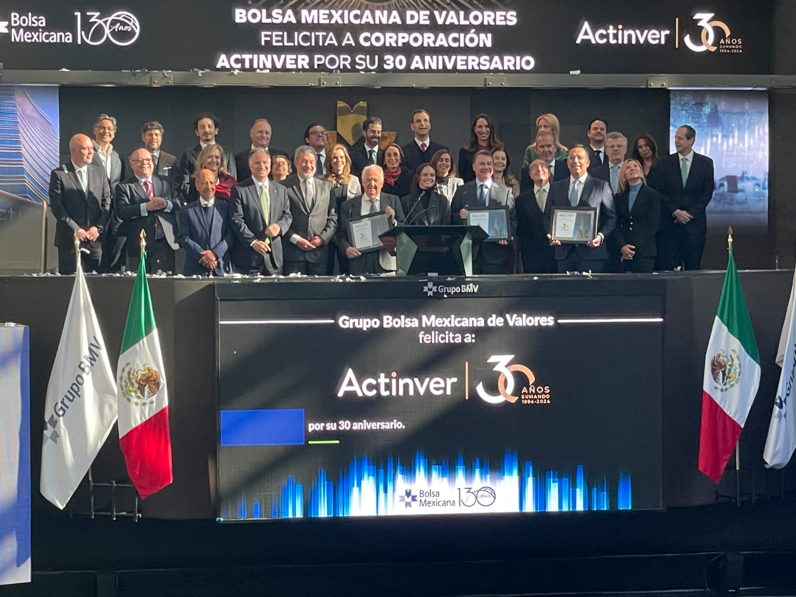 Con pasión y un firme compromiso por generar bienestar a las personas y empresas, Actinver celebra su 30° Aniversario