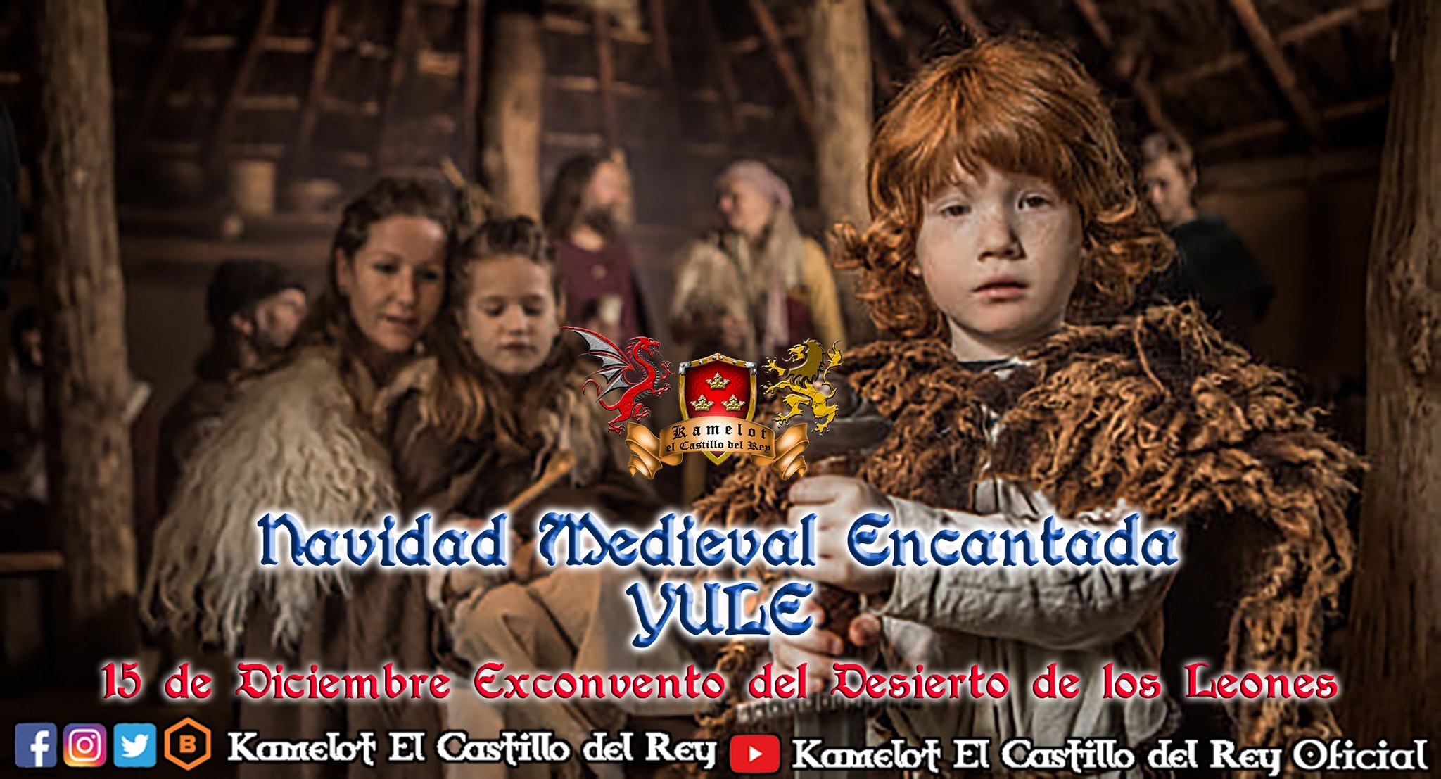 YULE KAMELOT NAVIDAD DIC 2024 CARTEL