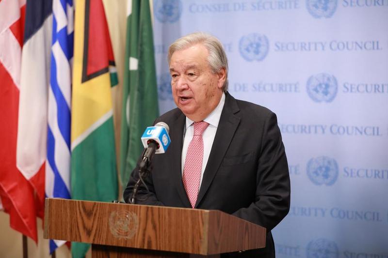 ONU-GUTERRES-CIUDAD DE GAZA-CONFERENCIA DE PRENSA