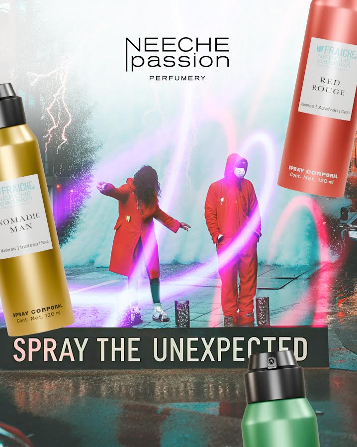 Fraiche Presenta Neeche Spray: La Fragancia que Desafía la Realidad