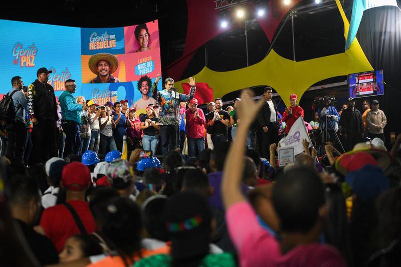 VENEZUELA-CARACAS-MADURO-ELECCIONES-CIERRE DE CAMPAÑA