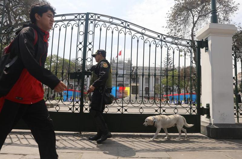 PERU-LIMA-JERI-PALACIO DE GOBIERNO-LLEGADA