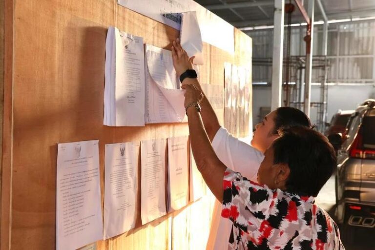 Avance: Partido Bhumjaithai logra gran ventaja tras escrutinio de más de 50 por ciento de votos válidos, dice Comisión Electoral