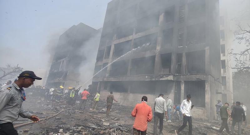 INDIA-GUJARAT-AHMEDABAD-ACCIDENTE AEREO