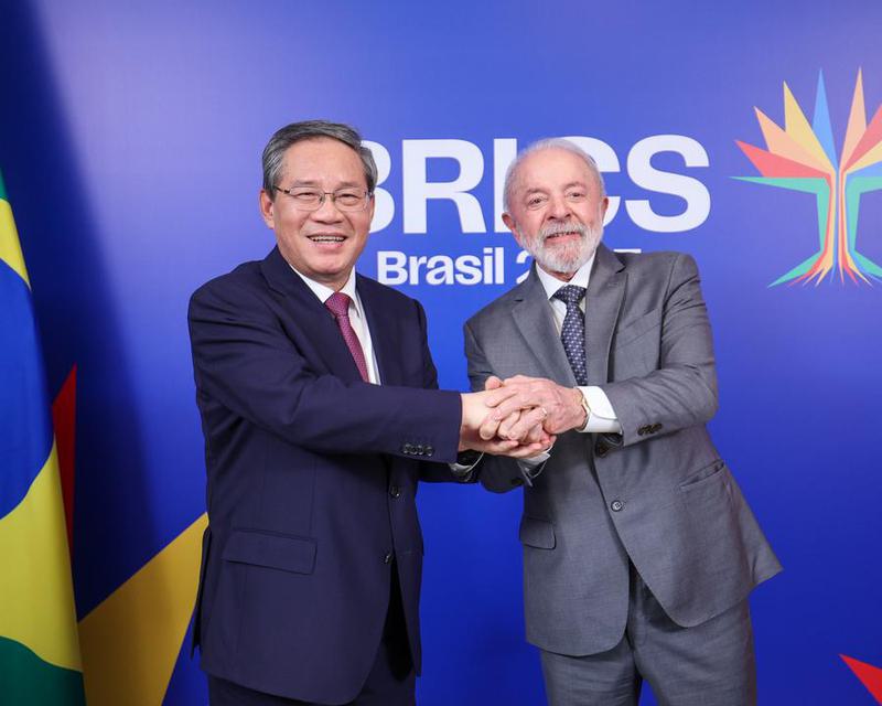 BRAZIL-RIO DE JANEIRO-CHINA-LI QIANG-BRAZILIAN PRESIDENT-MEETING