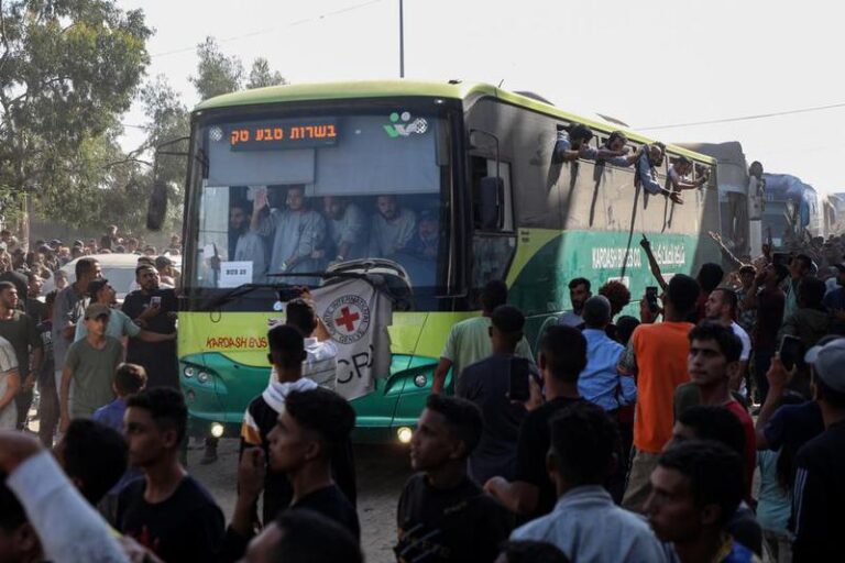 MEDIO ORIENTE-GAZA-PRESOS LIBERADOS