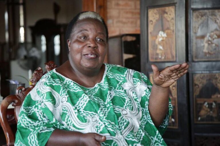 TANZANIA-DAR ES SALAAM-GERTRUDE MONGELLA-INTERVIEW