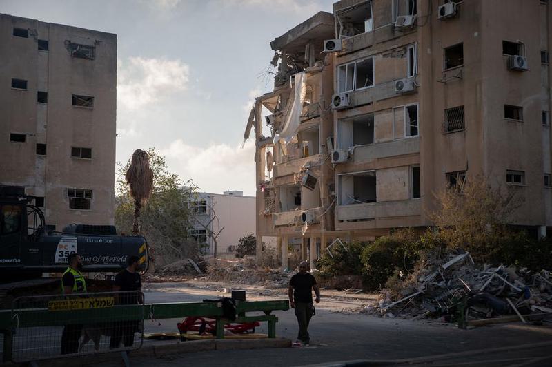 ISRAEL-TEL AVIV-IRAN-ATAQUE CON MISILES-REFUGIO