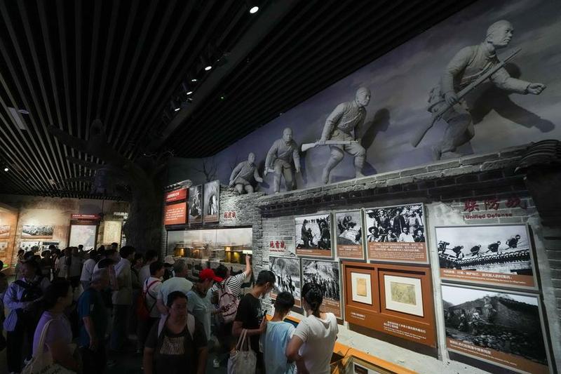 CHINA-BEIJING-EXPOSICION-GUERRA DE RESISTENCIA CONTRA LA AGRESION JAPONESA