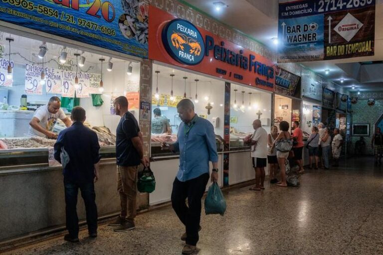 BRASIL-RIO DE JANEIRO-MERCADO DE PESCADO-VENTAS