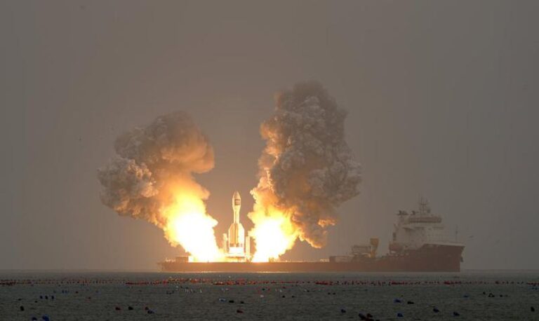 (EyesOnSci)CHINA-SHANDONG-HAIYANG-SATELLITES-LAUNCH (CN)