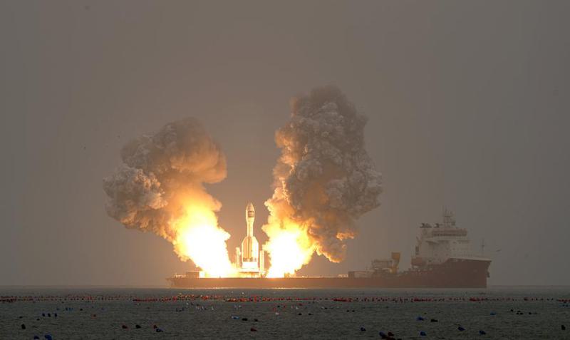 (EyesOnSci)CHINA-SHANDONG-HAIYANG-SATELLITES-LAUNCH (CN)