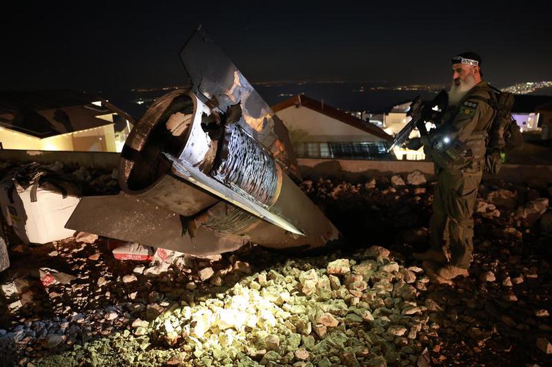 ISRAEL-SAFED-ATAQUE CON MISILES