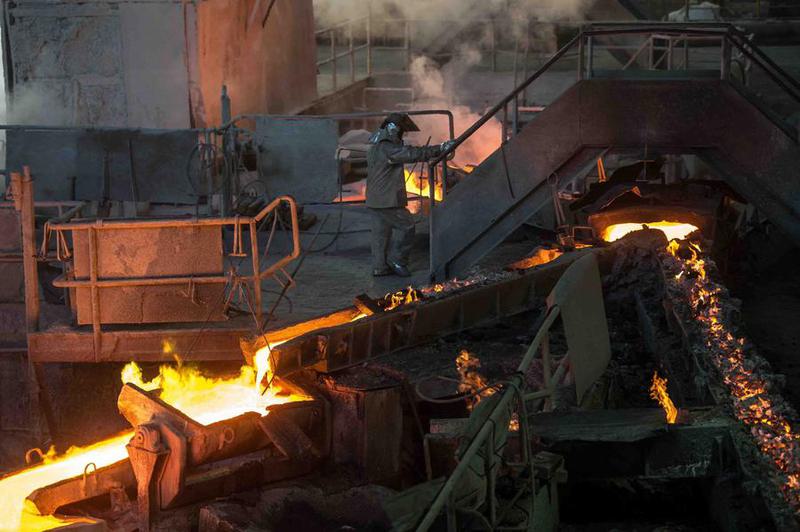 CHILE-VALPARAISO-INDUSTRIA-COBRE