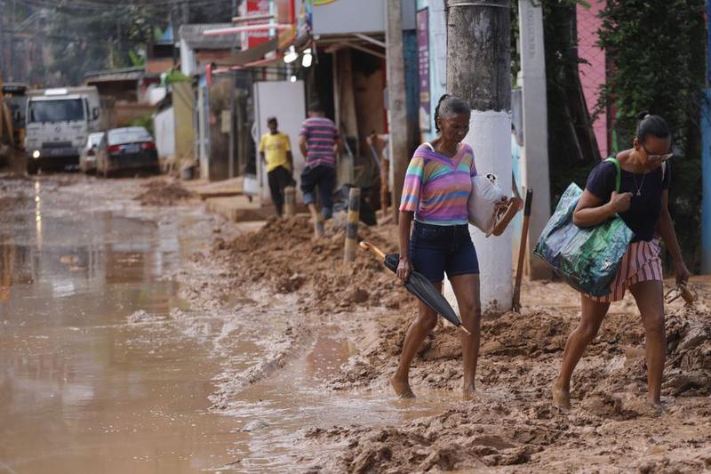 BRASIL-SAO SEBASTIAO-LLUVIAS-SECUELAS