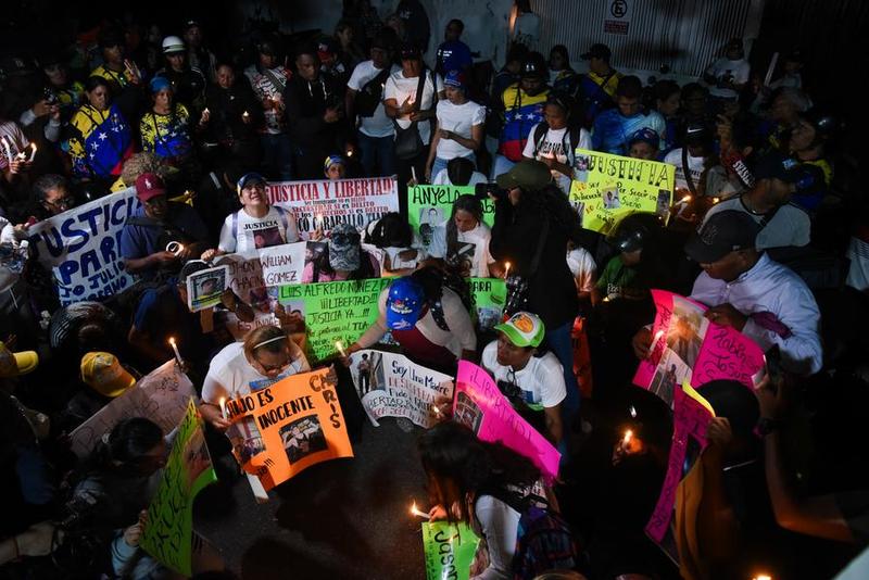 VENEZUELA-CARACAS-EEUU-EL SALVADOR-MIGRANTES-MANIFESTACION