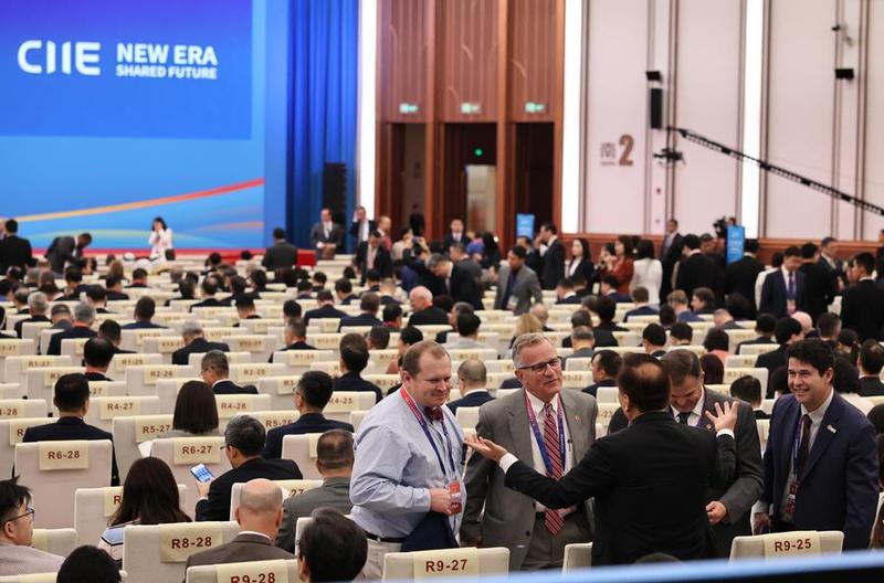 (CIIE) CHINA-SHANGHAI-8TH CIIE-OPENING (CN)