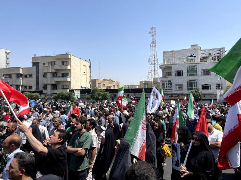 IRAN-TEHERAN-PROTESTA-ATAQUES ISRAELIES