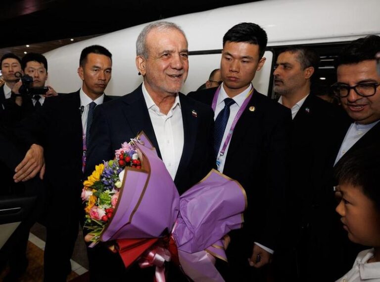 CHINA-BEIJING-IRAN-PRESIDENTE-LLEGADA