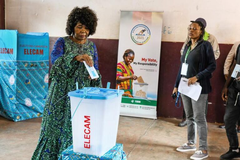 CAMEROON-PRESIDENTIAL ELECTION-VOTING