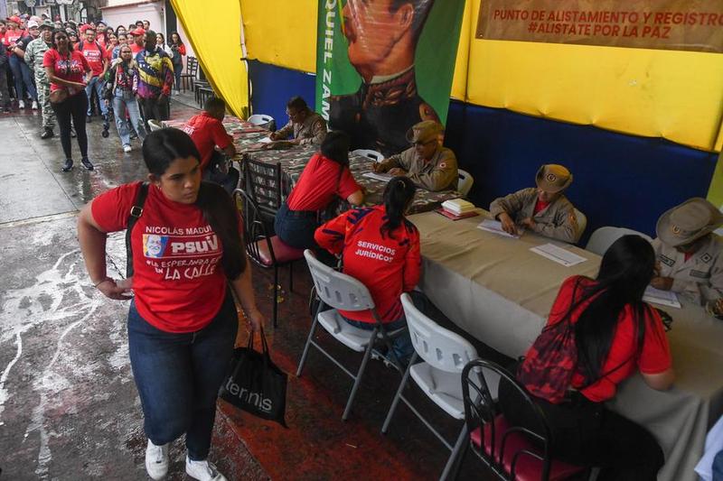 VENEZUELA-CARACAS-MILICIA BOLIVARIANA-ALISTAMIENTO
