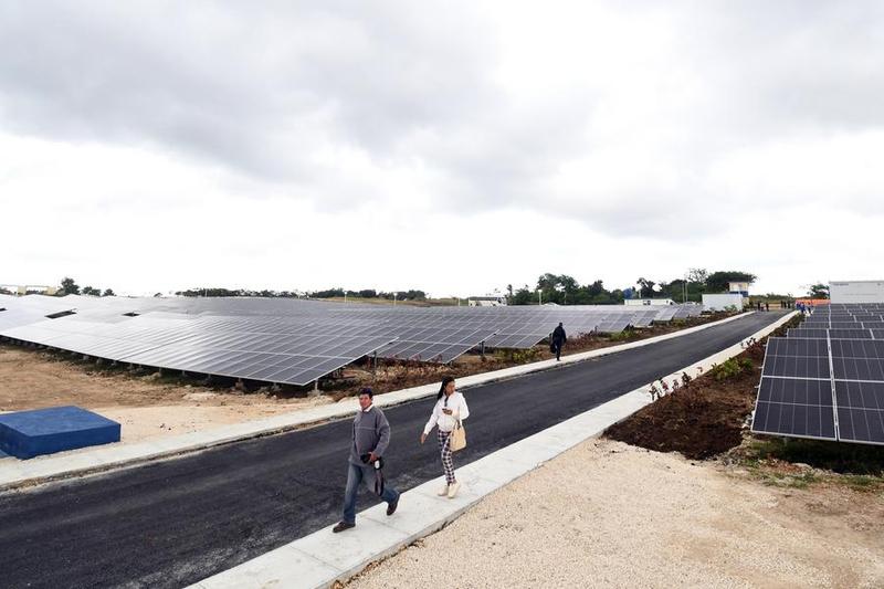CUBA-ARTEMISA-CHINA-PARQUE FOTOVOLTAICO-INAUGURACION