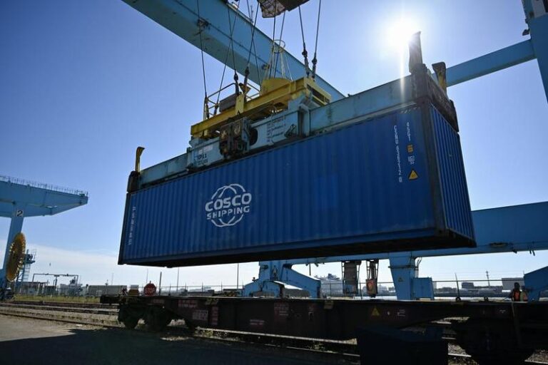 BELGICA-ZEEBRUGGE-MANNHEIM-SERVICIO DIRECTO DE TREN BLOQUE-CHINA-COSCO
