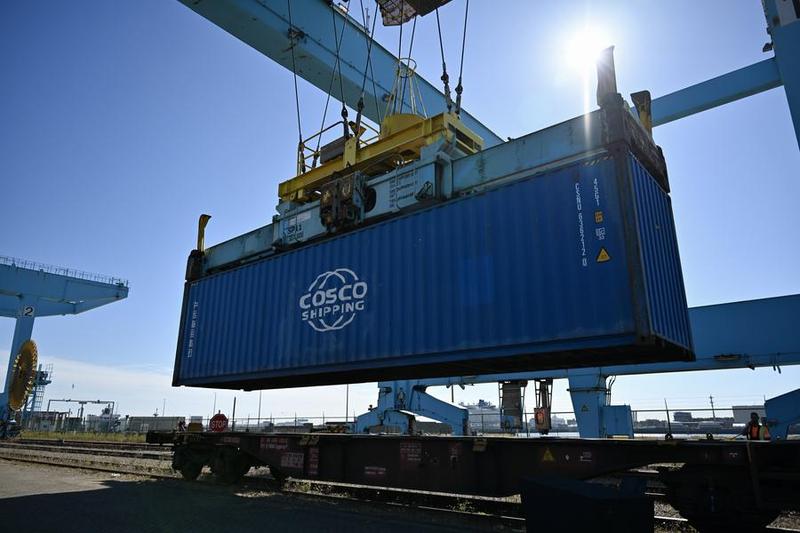 BELGICA-ZEEBRUGGE-MANNHEIM-SERVICIO DIRECTO DE TREN BLOQUE-CHINA-COSCO