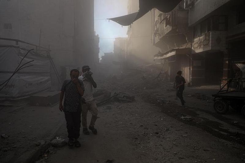 MEDIO ORIENTE-CIUDAD DE GAZA-ATAQUE AEREO