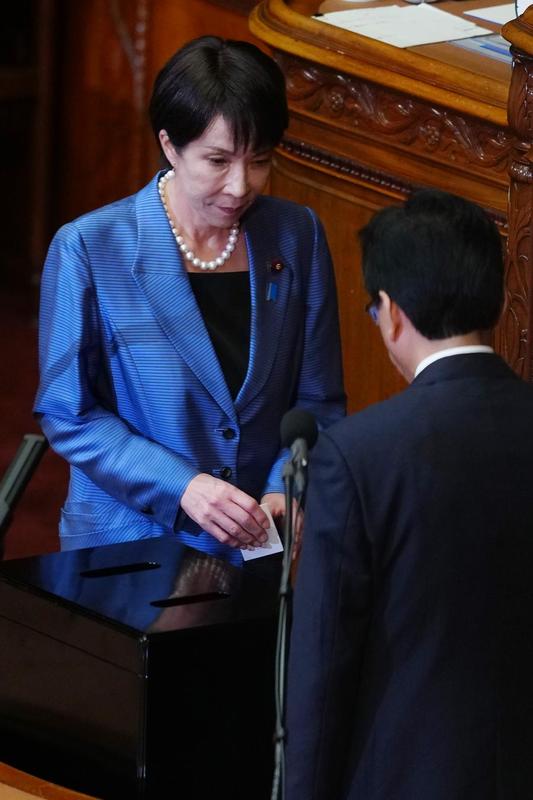 JAPON-TOKIO-SANAE TAKAICHI-PRIMERA MINISTRA