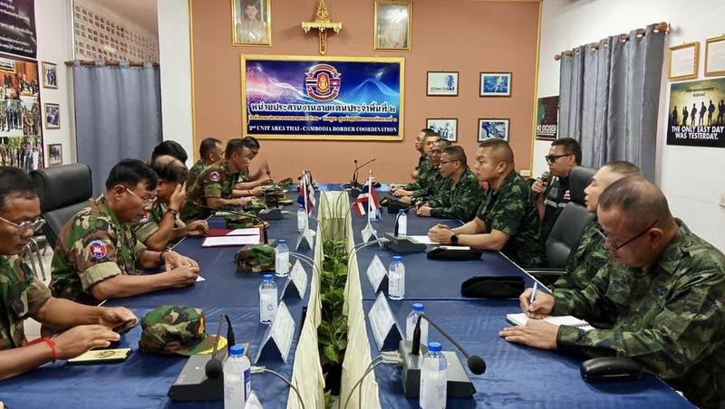 TAILANDIA-CAMBOYA-FRONTERA-COMANDANTES MILITARES-REUNION