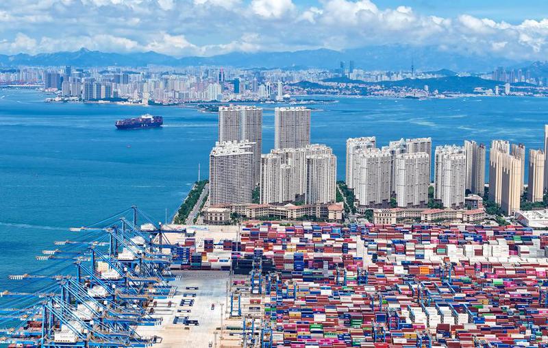 CHINA-ECONOMIA-INDUSTRIA MARITIMA-VOLUMEN DE TRANSPORTACION
