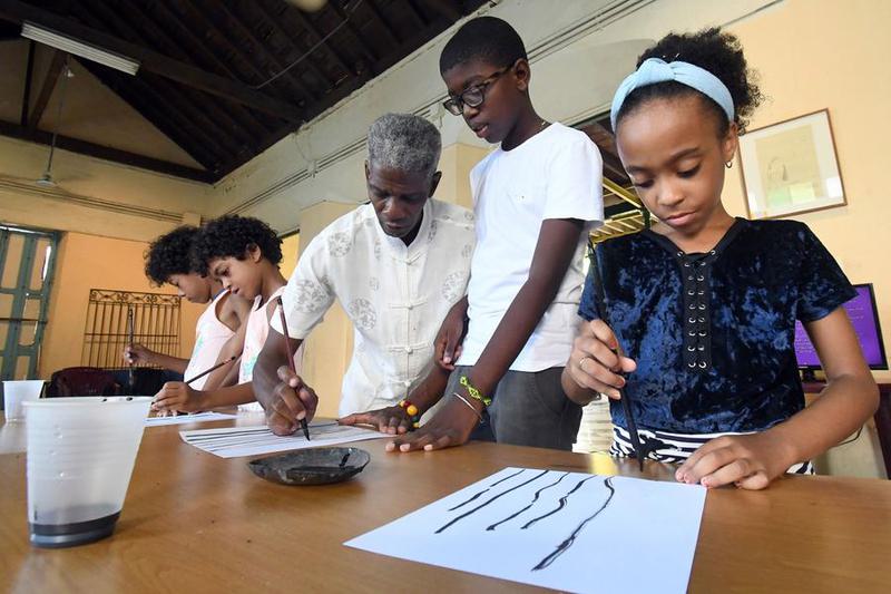 CUBA-HABANA-CHINA-PINTURA TRADICIONAL