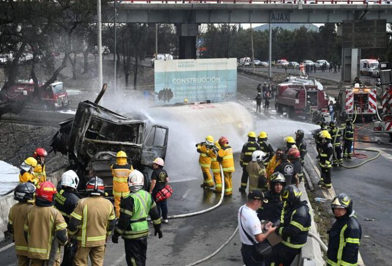 MEXICO-CIUDAD DE MEXICO-EXPLOSION-PIPA