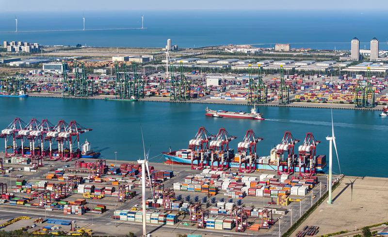 (EconomyInFocus)CHINA-TIANJIN-PORT-CONSTRUCTION PROJECTS (CN)