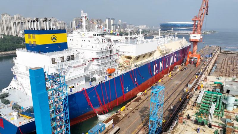 CHINA-LIAONING-DALIAN-HOMEGROWN LARGE LNG CARRIER-DELIVERY (CN)