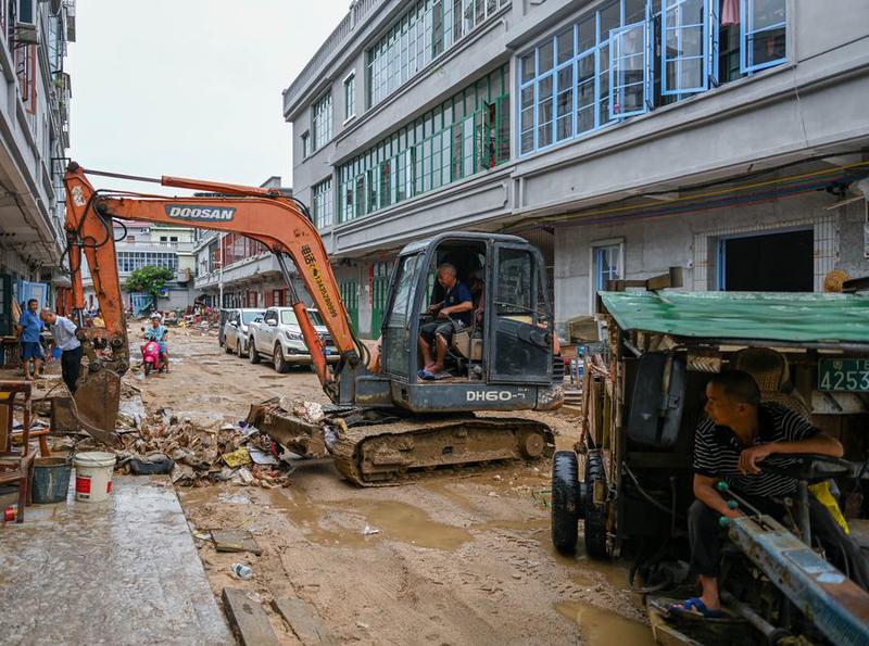 CHINA-GUANGDONG-QINGYUAN-ZHAOQING-CONTROL DE INUNDACIONES-AYUDA EN CASO DE DESASTRE