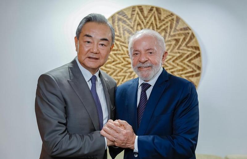 BRASIL-BRASILIA-PRESIDENTE DE BRASIL-CHINA-WANG YI-REUNION