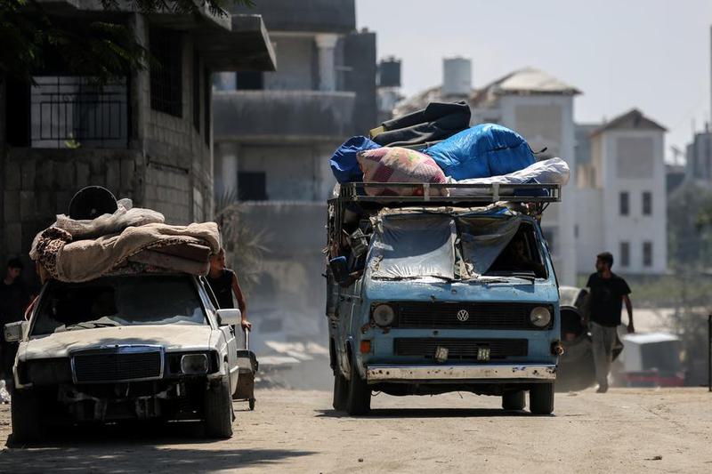 MEDIO ORIENTE-CIUDAD DE GAZA-EVACUACION