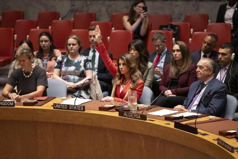 ONU-CONSEJO DE SEGURIDAD-PROYECTO DE RESOLUCION-EEUU-VETO-GAZA