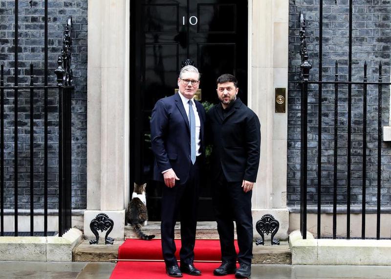 Líderes de Reino Unido, Ucrania, Francia y Alemania hablan en Londres sobre paz en Ucrania